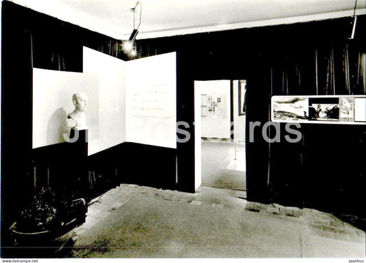 Strz - Czech writer Karel Capek House - the hall with a bust of writer museum - Czech Repubic - Czechoslovakia - unused - JH Postcards