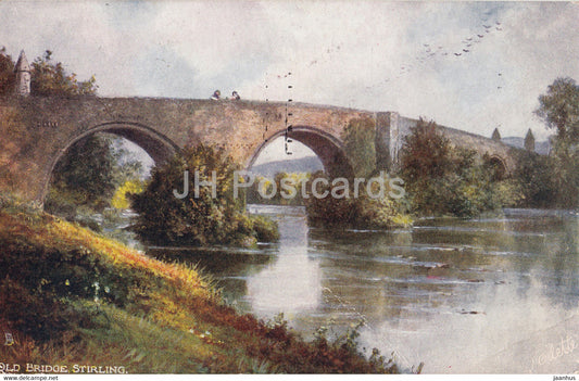 Stirling - Old Bridge - old postcard - 1959 - Scotland - United Kingdom - used - JH Postcards