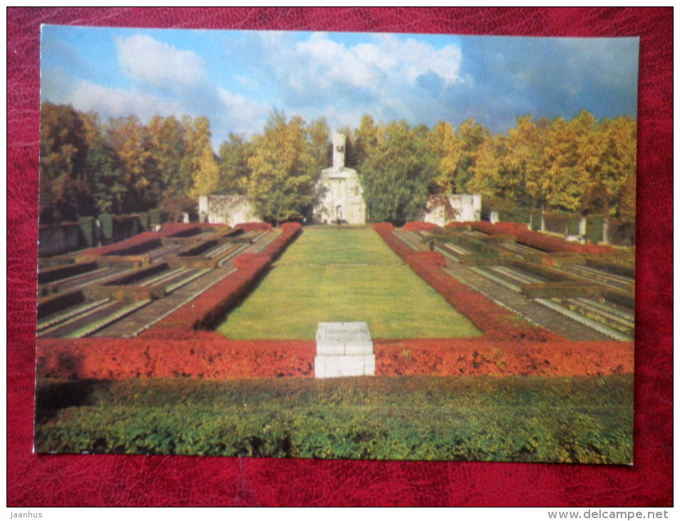 WARRIORS CEMETERY - Riga - 1984 - Latvia - USSR - unused - JH Postcards