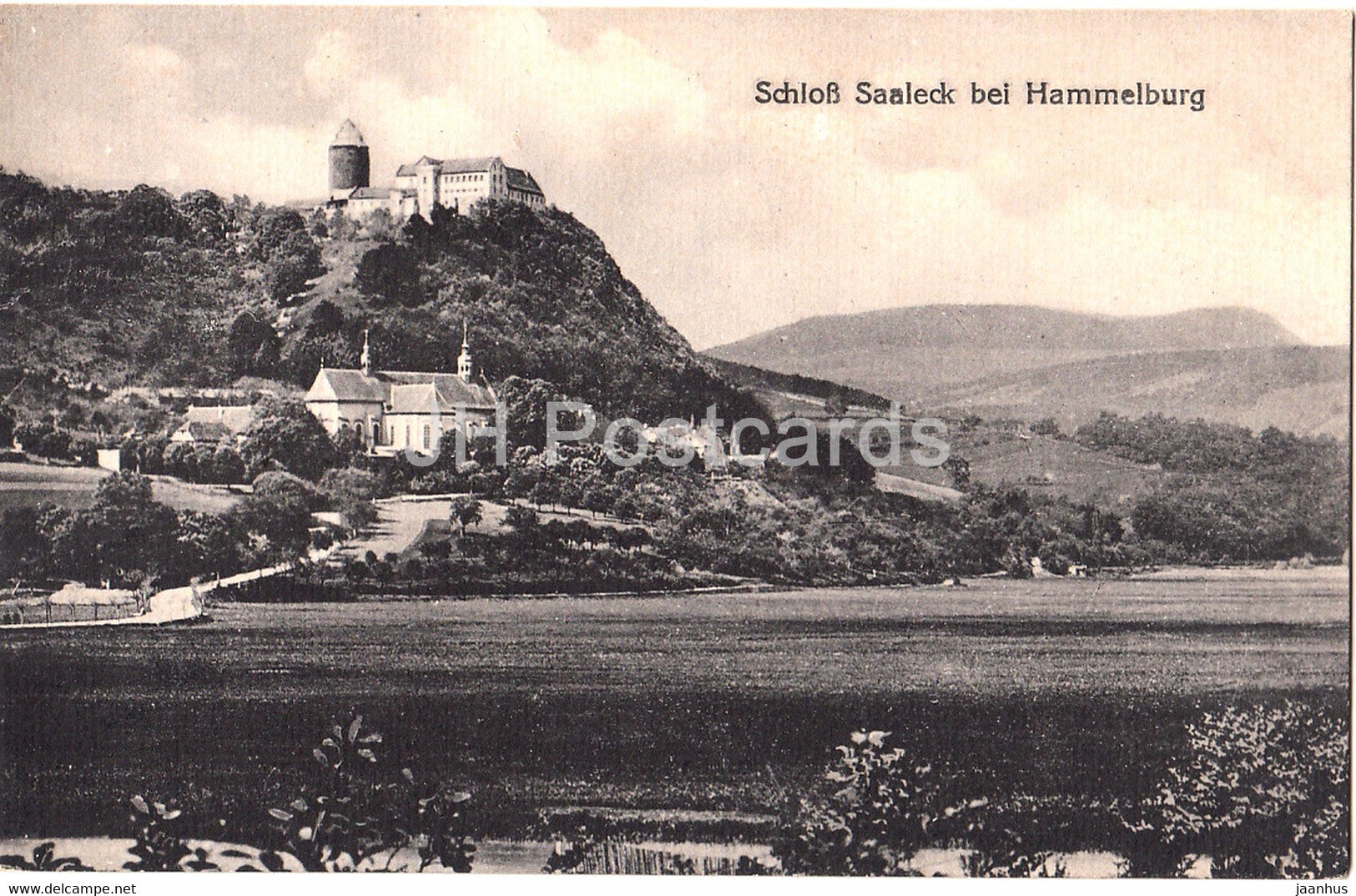 Schloss Saaleck bei Hammelburg - castle - 18576 - old postcard - Germany - unused - JH Postcards