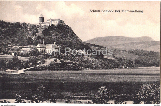 Schloss Saaleck bei Hammelburg - castle - 18576 - old postcard - Germany - unused - JH Postcards