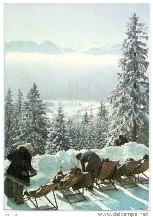 mountains - winter sun on Gubalowce - 26-5985 - Poland - unused - JH Postcards