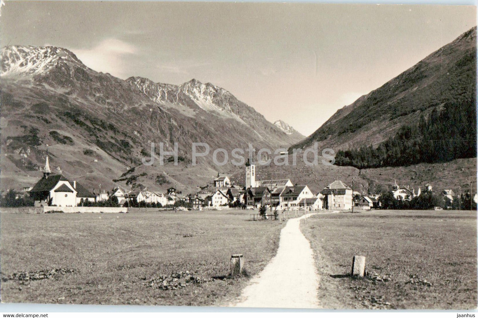 Andermatt gegen Unteralp - 1006 - old postcard - Switzerland - unused - JH Postcards