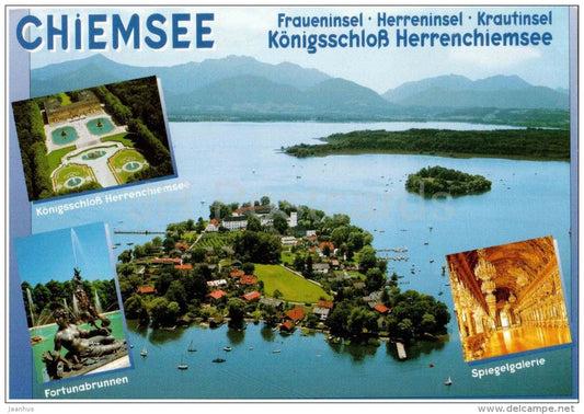 Chiemsee - Fraueninsel - Herreninsel - Krautinsel - 8649 - Germany - 2008 gelaufen - JH Postcards