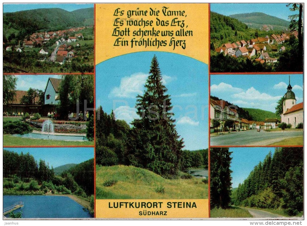 Luftkurort Steina , Südharz - Germany - 1975 gelaufen - JH Postcards