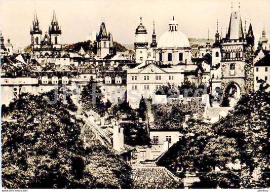 Praha - Prague - Veze Stareho Mesta - Old Town Towers - 1964 - Czech Republic - Czechoslovakia - used - JH Postcards