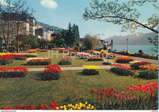 Montreux - Quais Fleuris - 1862 - Switzerland - unused - JH Postcards