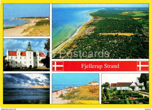 Fjellerup Strand - multiview - 1997 - Denmark - used - JH Postcards