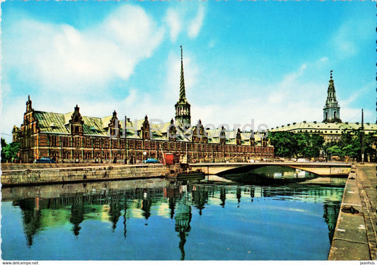 Copenhagen - The Exchange and Christiansborg Palace - 989/5 - Denmark - unused - JH Postcards