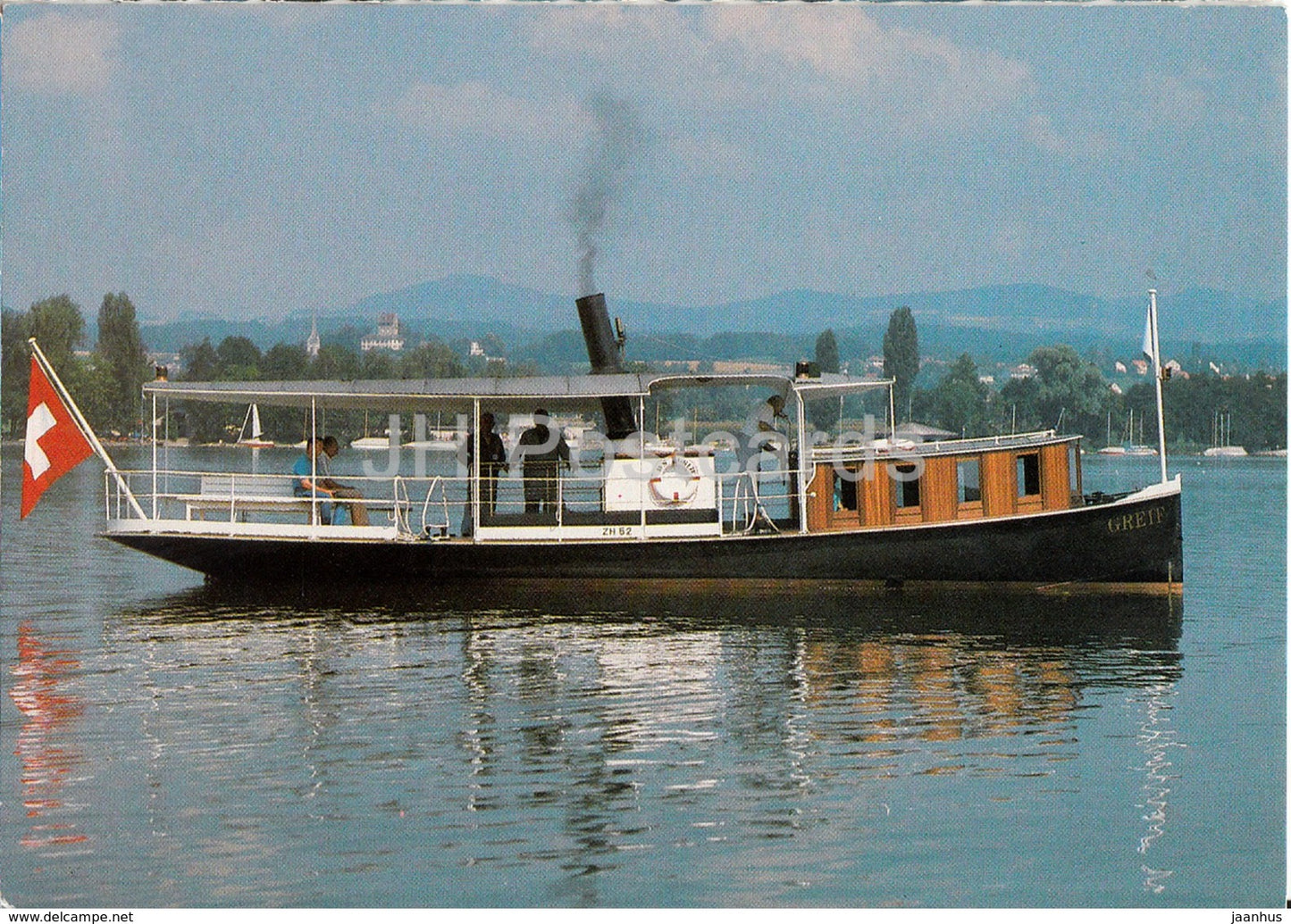 DS Greif - Steamer - ship - Switzerland - unused - JH Postcards