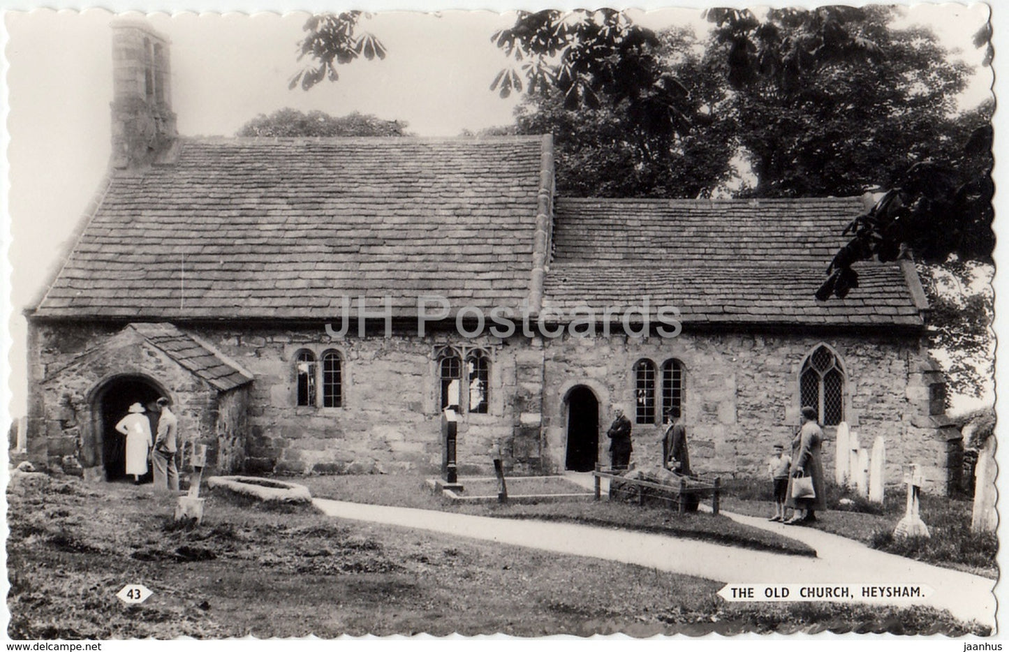 Heysham - The Old Church - 43 - 1970 - United Kingdom - England - used - JH Postcards