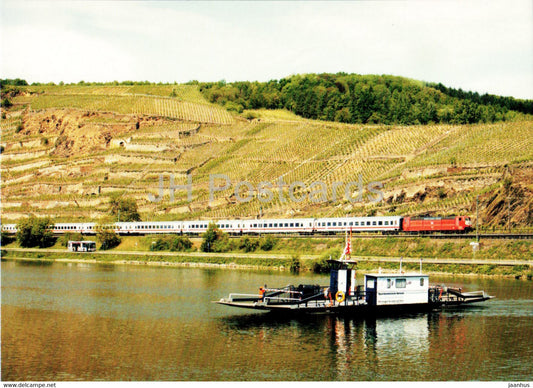 Zweisystem Lokomotive der BR 181.2 - Winningen an der Mosel - train - railway - locomotive - Germany - unused - JH Postcards