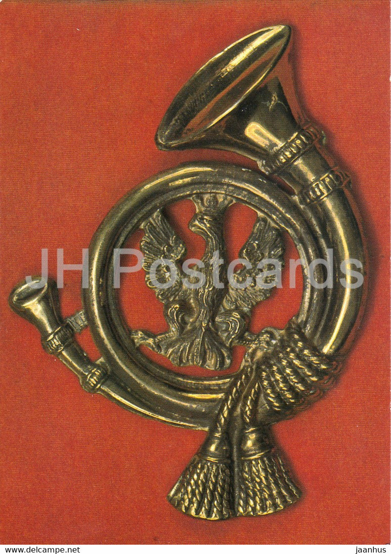 Armabzeichen eines Postillions in Frankfurt am Main 1815 - Arm Badge of postman - 1983 - Germany - unused - JH Postcards