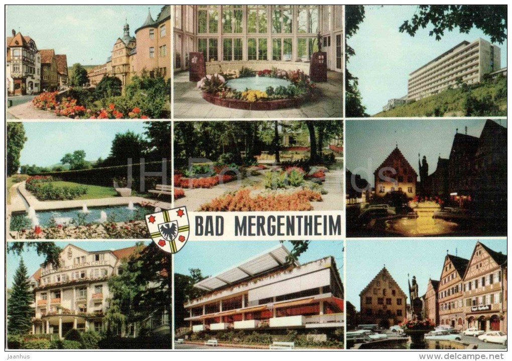 Weltbad Bad Mergentheim - BM 14 - Germany - nicht gelaufen - JH Postcards