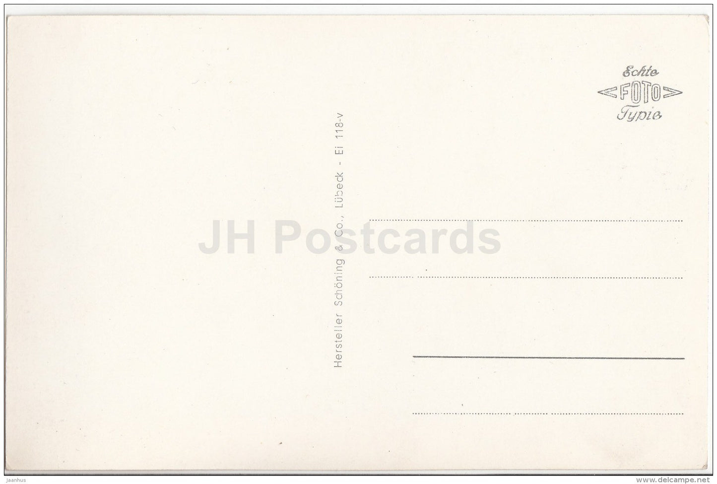 Einbeck in Hannover - Marktstrasse - Hannover - Germany - unused - JH Postcards