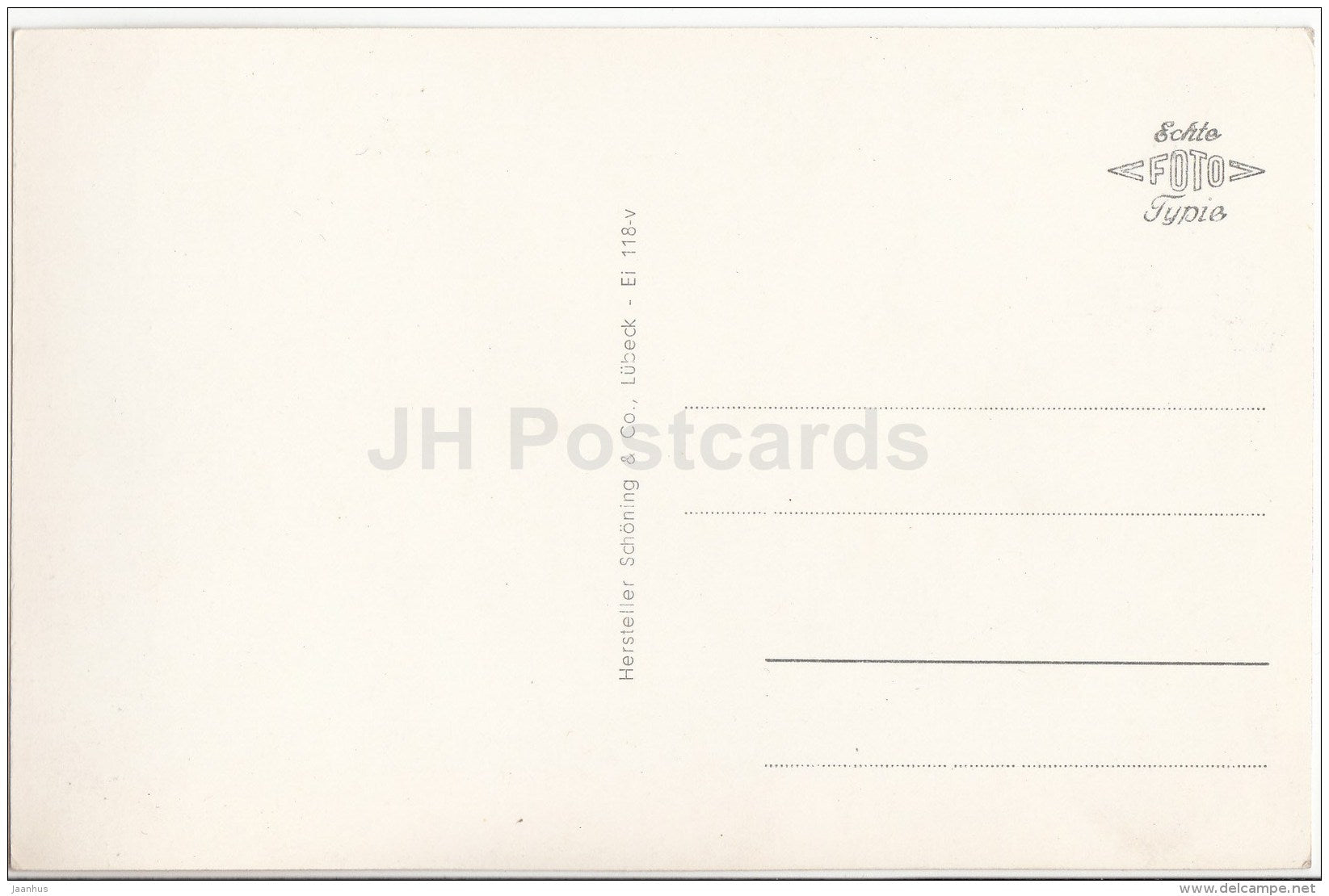 Einbeck in Hannover - Marktstrasse - Hannover - Germany - unused - JH Postcards