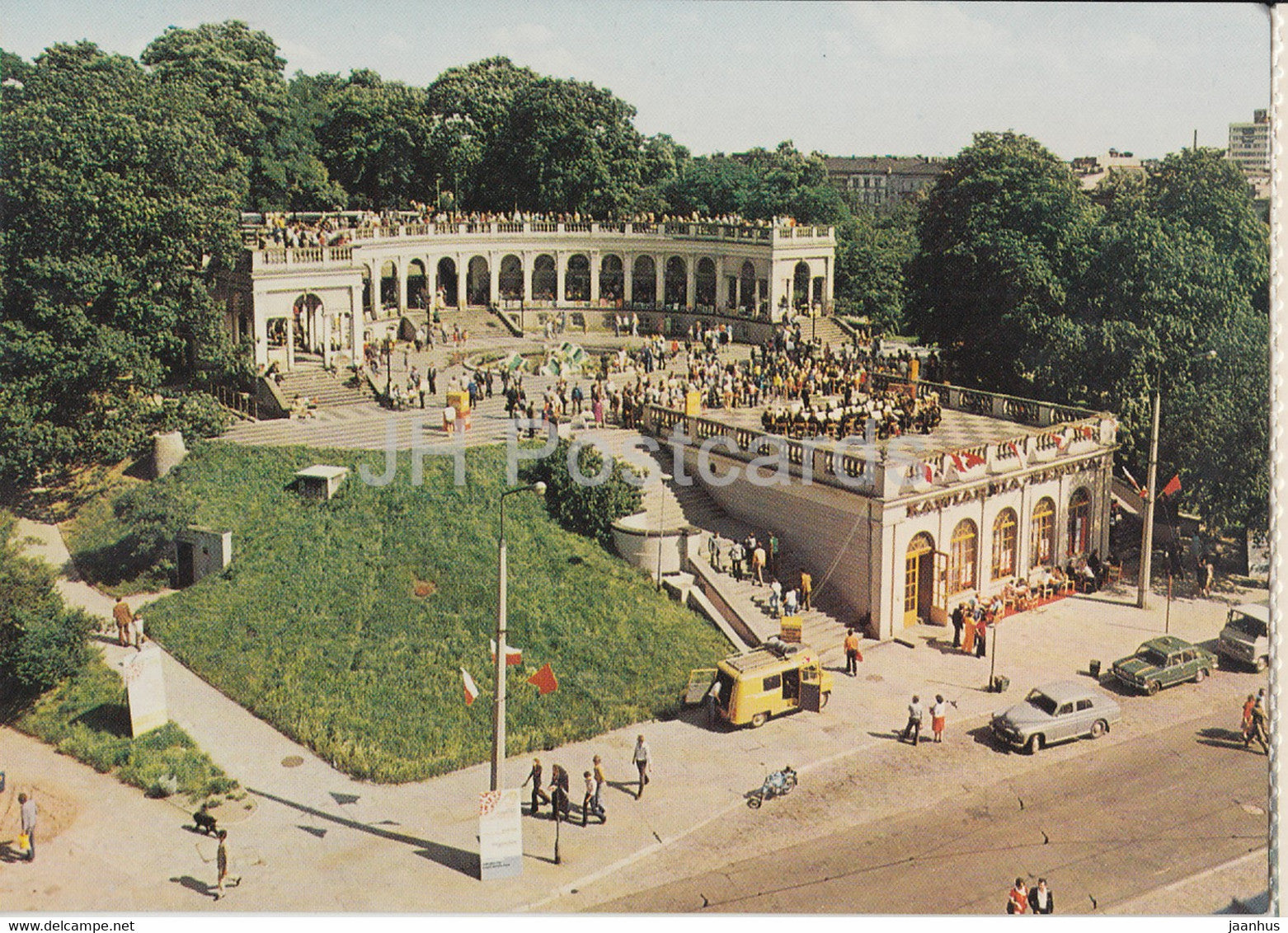 Wroclaw - Partyzantow hill - car - Poland - unused - JH Postcards