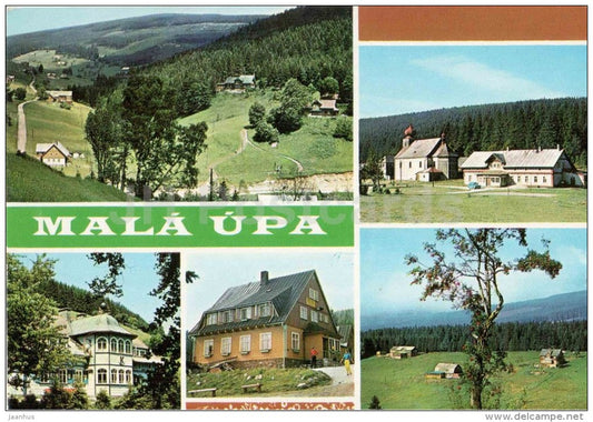 Krkonose - Mala Upa - Krakonosovo valley - Motorlet cottage - Modrasek - Jelenka - Czechoslovakia - Czech - used - JH Postcards