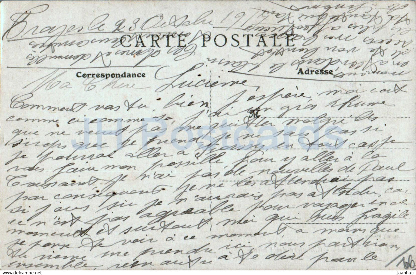 Asnieres - Cimetiere des Chiens - Hundefriedhof - Toto - 9 - alte Postkarte - 1917 - Frankreich - gebraucht 