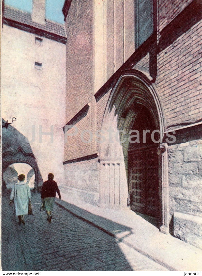 Old Riga - St. Johns Gate and the portal of St. Johns Church - 1963 - Latvia USSR - unused - JH Postcards