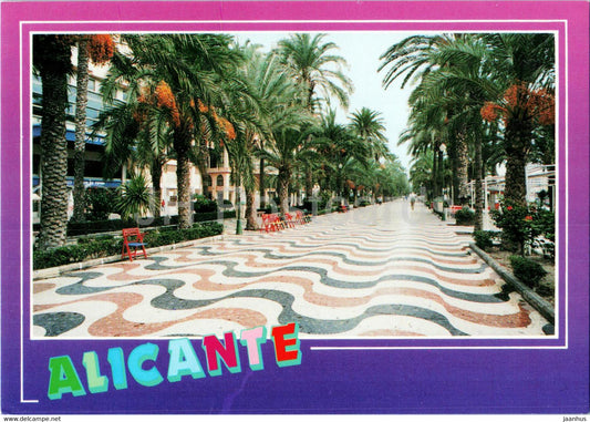 Alicante - Explanada de Espana - 506 - Spain - unused - JH Postcards