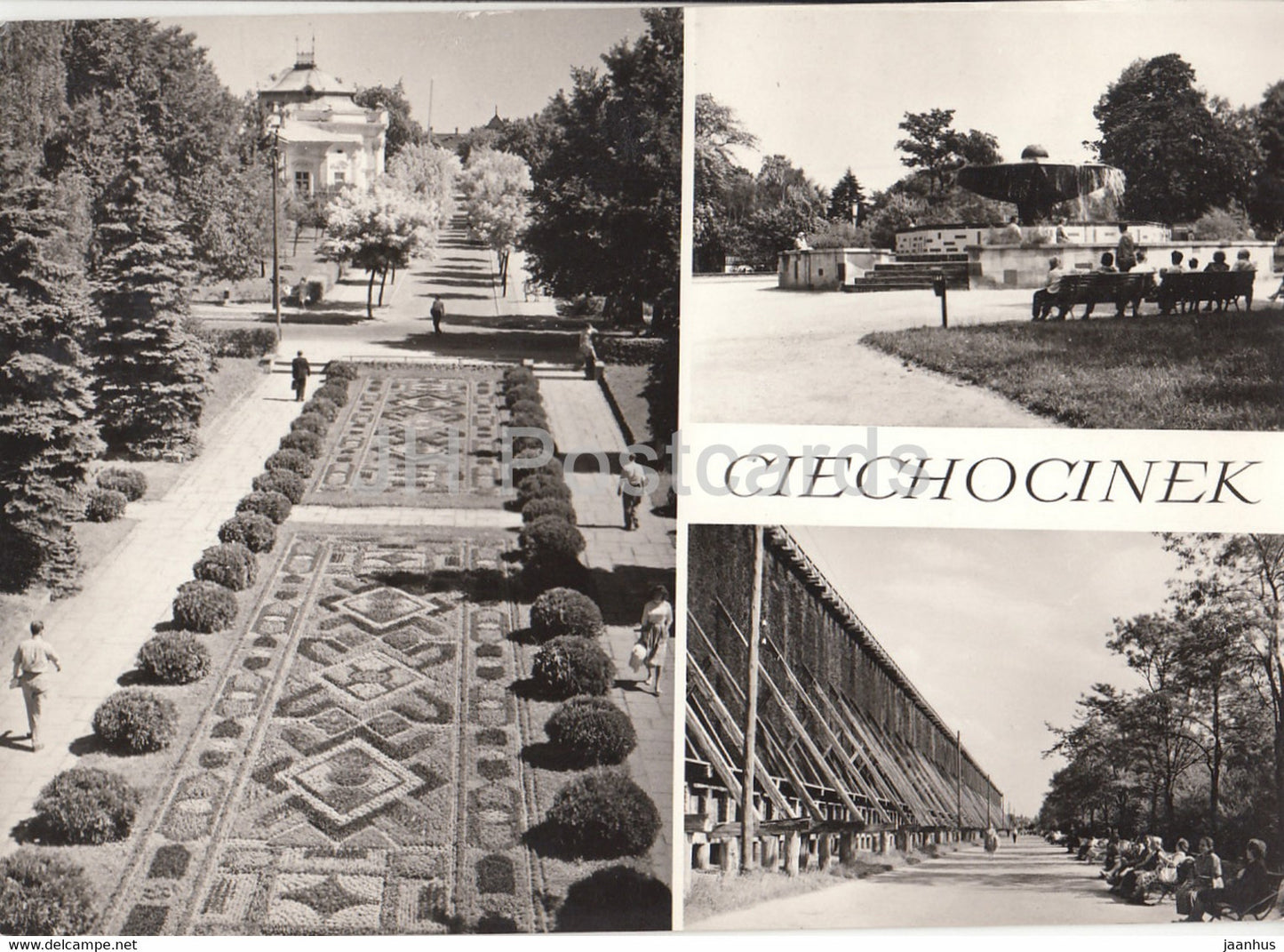 Ciechocinek - Flower carpet - multiview - Poland - used - JH Postcards