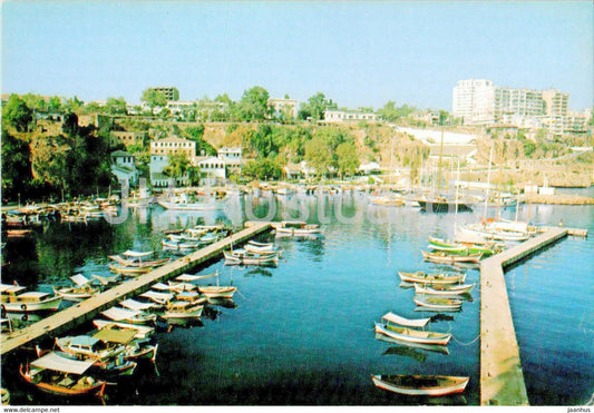 Antalya - Yat Limani - Yacht Harbour - boat - port -  07/514 - Turkey - unused - JH Postcards