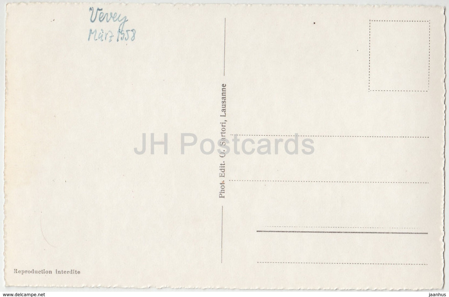 Vevey - Saint Martin - 694 - Switzerland - 1958 - used