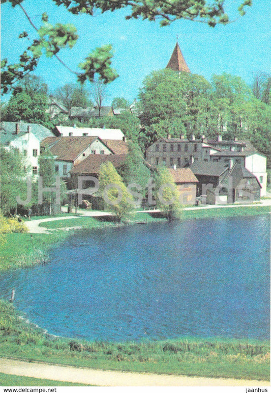 Talsi - Town View - 1977 - Latvia USSR - unused - JH Postcards