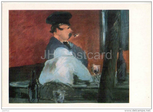 painting by Édouard Manet - The Pub - french art - unused - JH Postcards