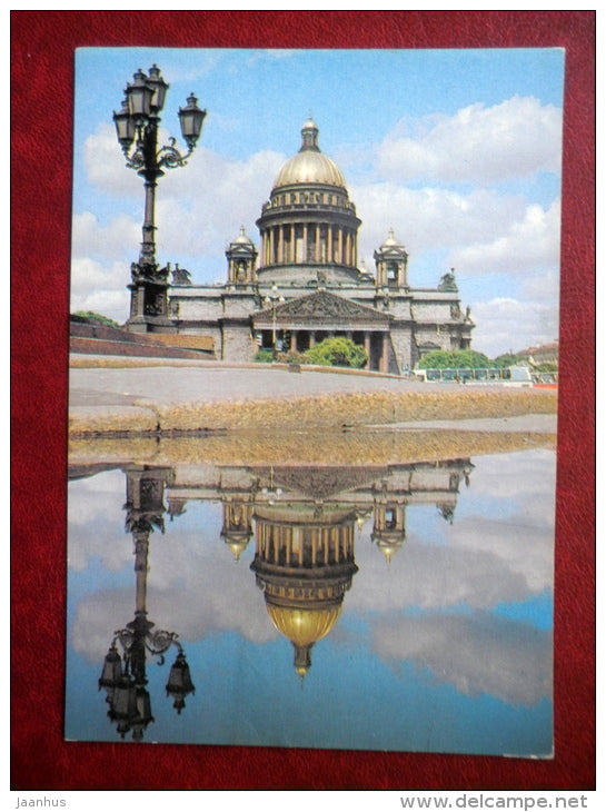 Saint Isaac's Cathedral - Leningrad - St. Petersburg - 1980 - Russia USSR - unused - JH Postcards