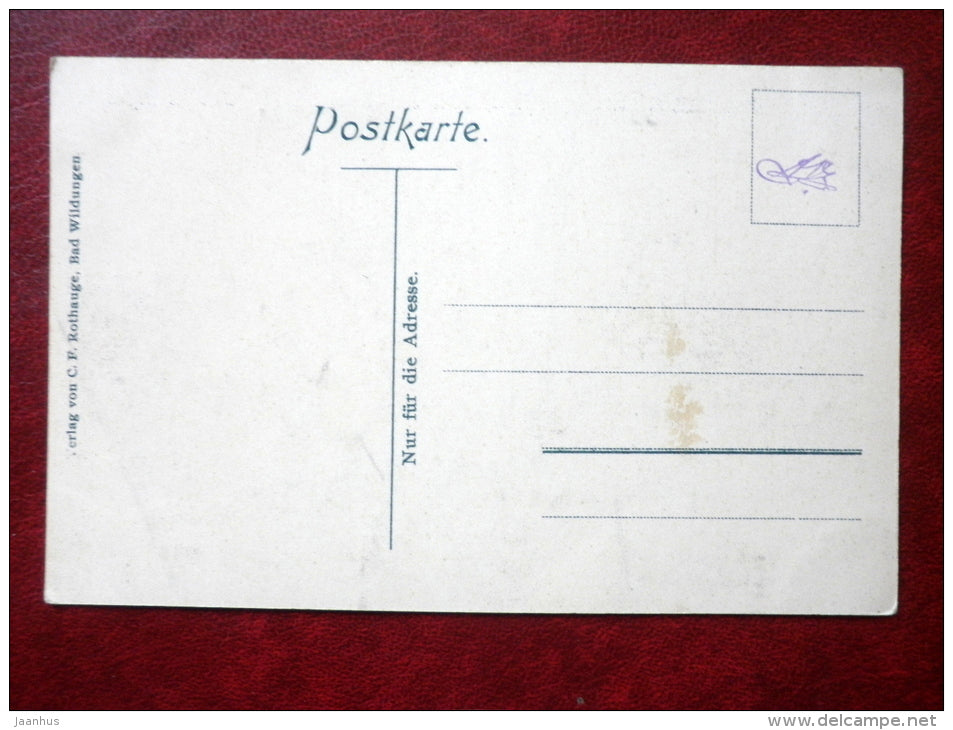 Helenental - Bad Wildungen - old postcard - Germany - unused - JH Postcards