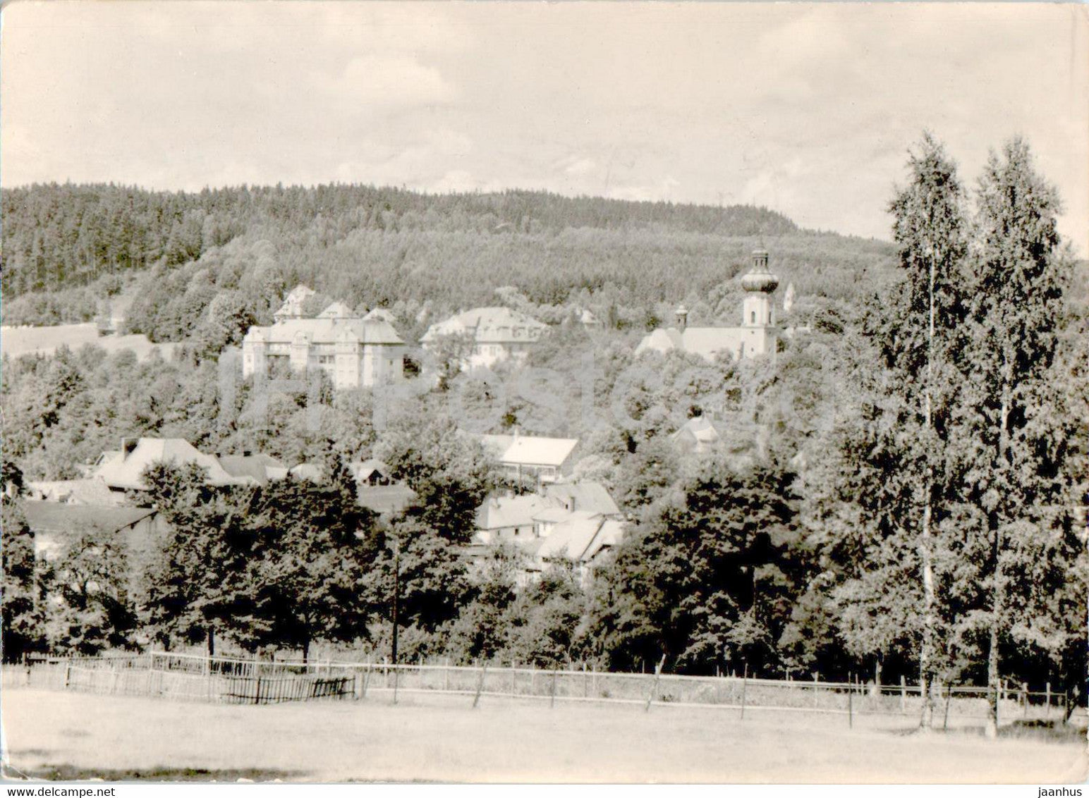 Polanica Zdroj - Fragment uzdrowiska - spa view - 1965 - Poland - used - JH Postcards