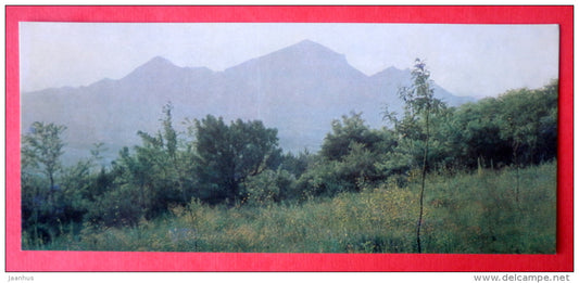 Beshtau mountain - Pyatigorsk - poet Lermontov Places of Caucasian Mineral Waters - 1978 - USSR Russia - unused - JH Postcards