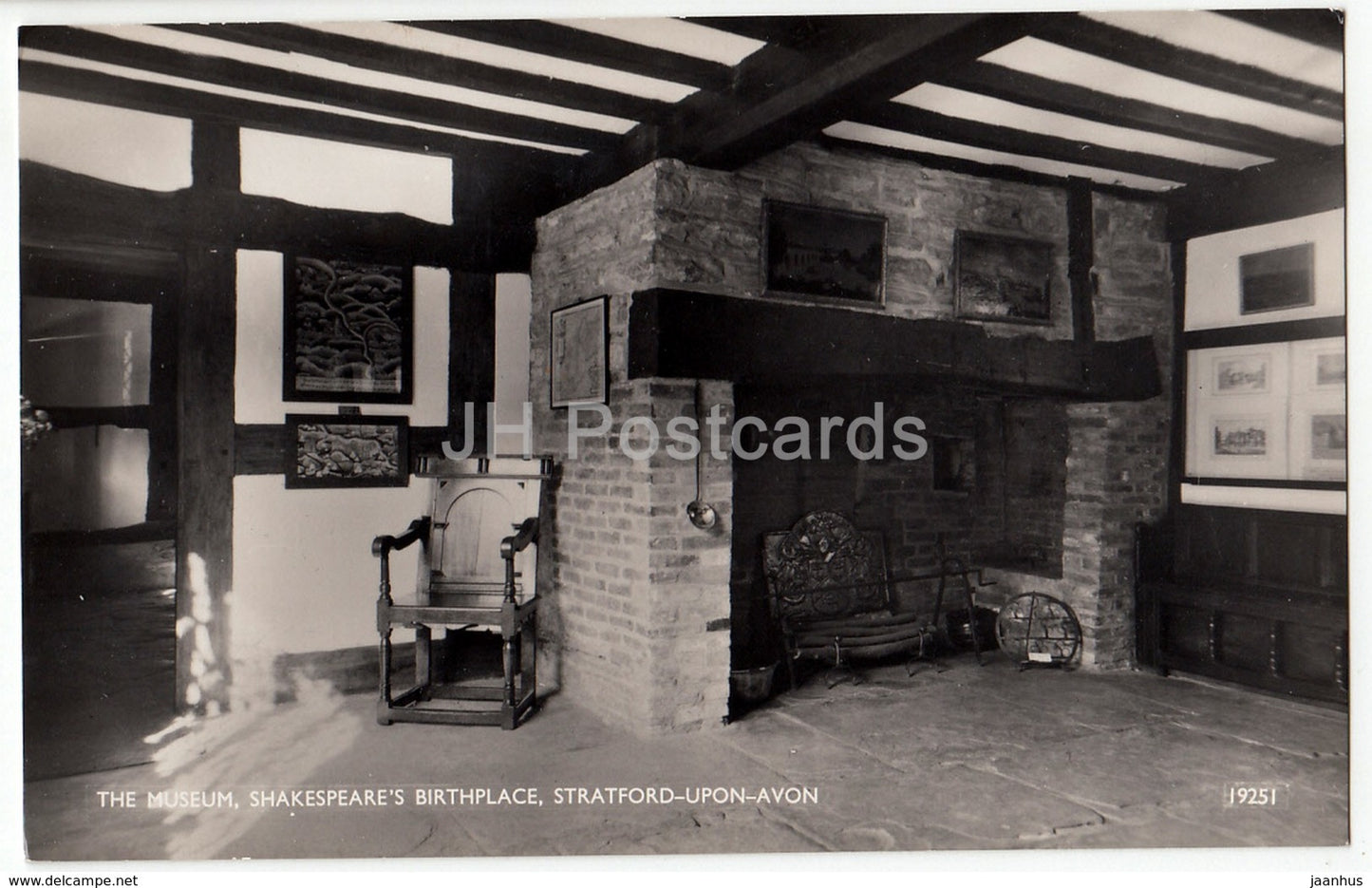 Stratford-Upon-Avon - Shakespeare's Birthplace - The Museum - 19251 - 1961 - United Kingdom - England - used - JH Postcards