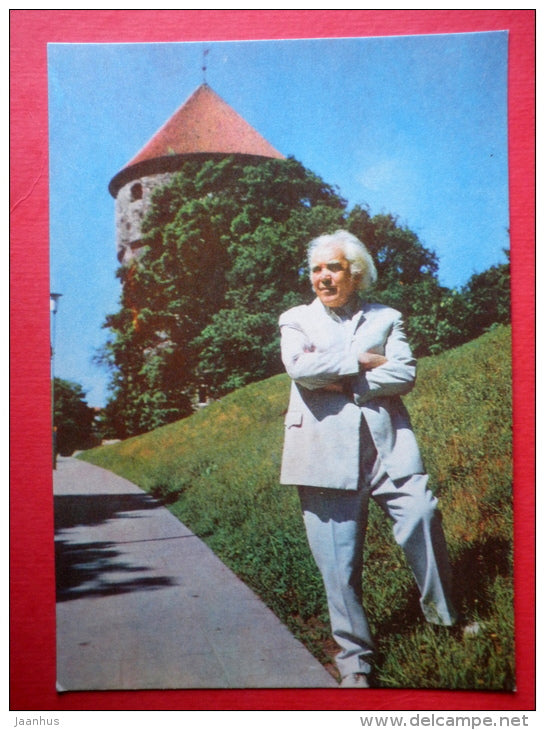 Estonian composer Gustav Ernesaks - 1979 - Estonia USSR - unused - JH Postcards