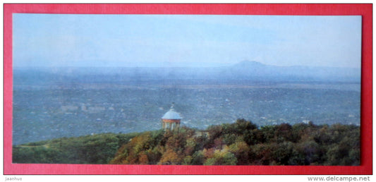 View from Mount Mashuk at Pyatigorsk - poet Lermontov Places of Caucasian Mineral Waters - 1978 - USSR Russia - unused - JH Postcards