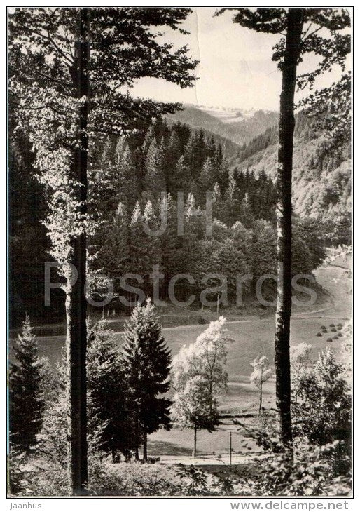 Luftkurort Frauenwald - Blick vom Pfaffkopf - Germany - 1976 gelaufen - JH Postcards