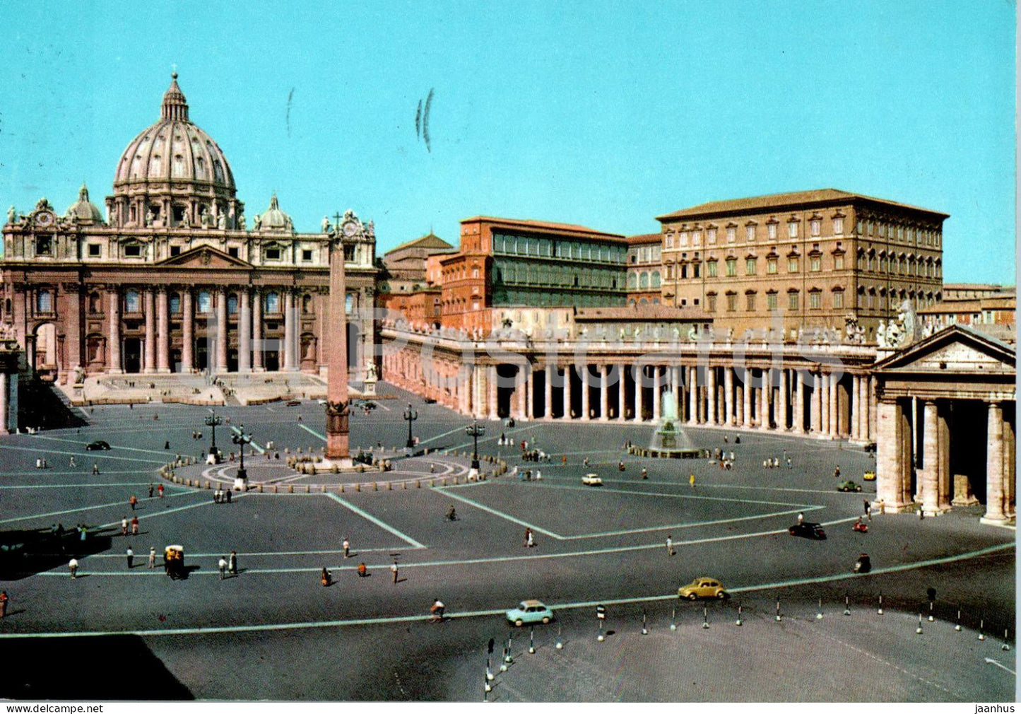 Vatican - Vaticano - Piazza S Pietro - Square of St Peter - 32 - Vatican - used - JH Postcards