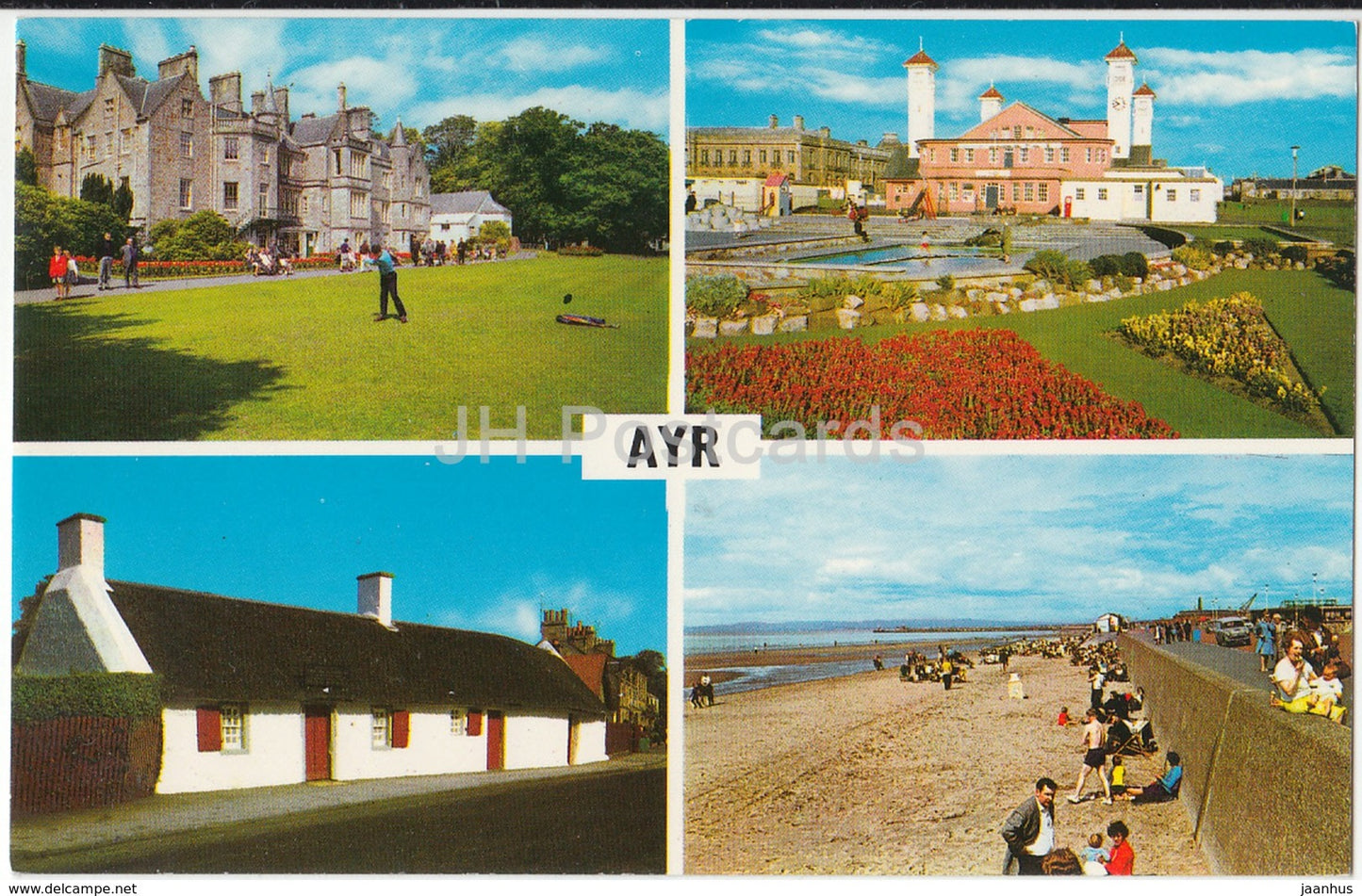 Ayr - Belleisle Park - beach - Pavilion Ballroom - multiview - PLC36791 - 1970 - United Kingdom - Scotland - used - JH Postcards