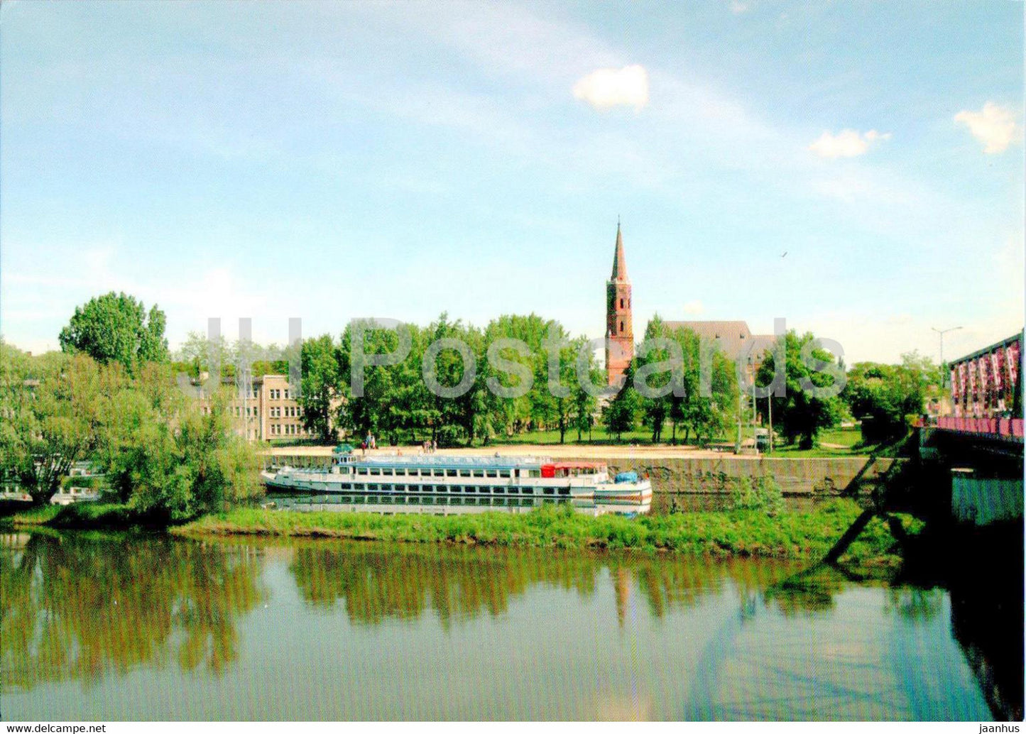 Odra - Rijn - ship - Poland - unused - JH Postcards