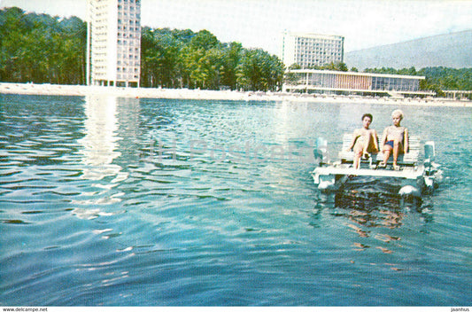 Pitsunda - Sea excursion - pedalo - Abkhazia - 1970 - Georgia USSR - unused - JH Postcards