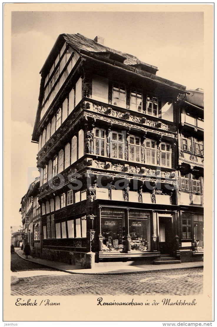 Einbeck in Hannover - Renaissancehaus in der Marktstrasse - Hannover - Germany - unused - JH Postcards