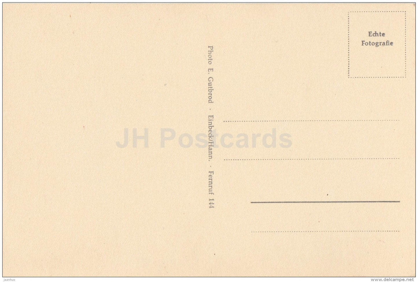 Einbeck in Hannover - Renaissancehaus in der Marktstrasse - Hannover - Germany - unused - JH Postcards