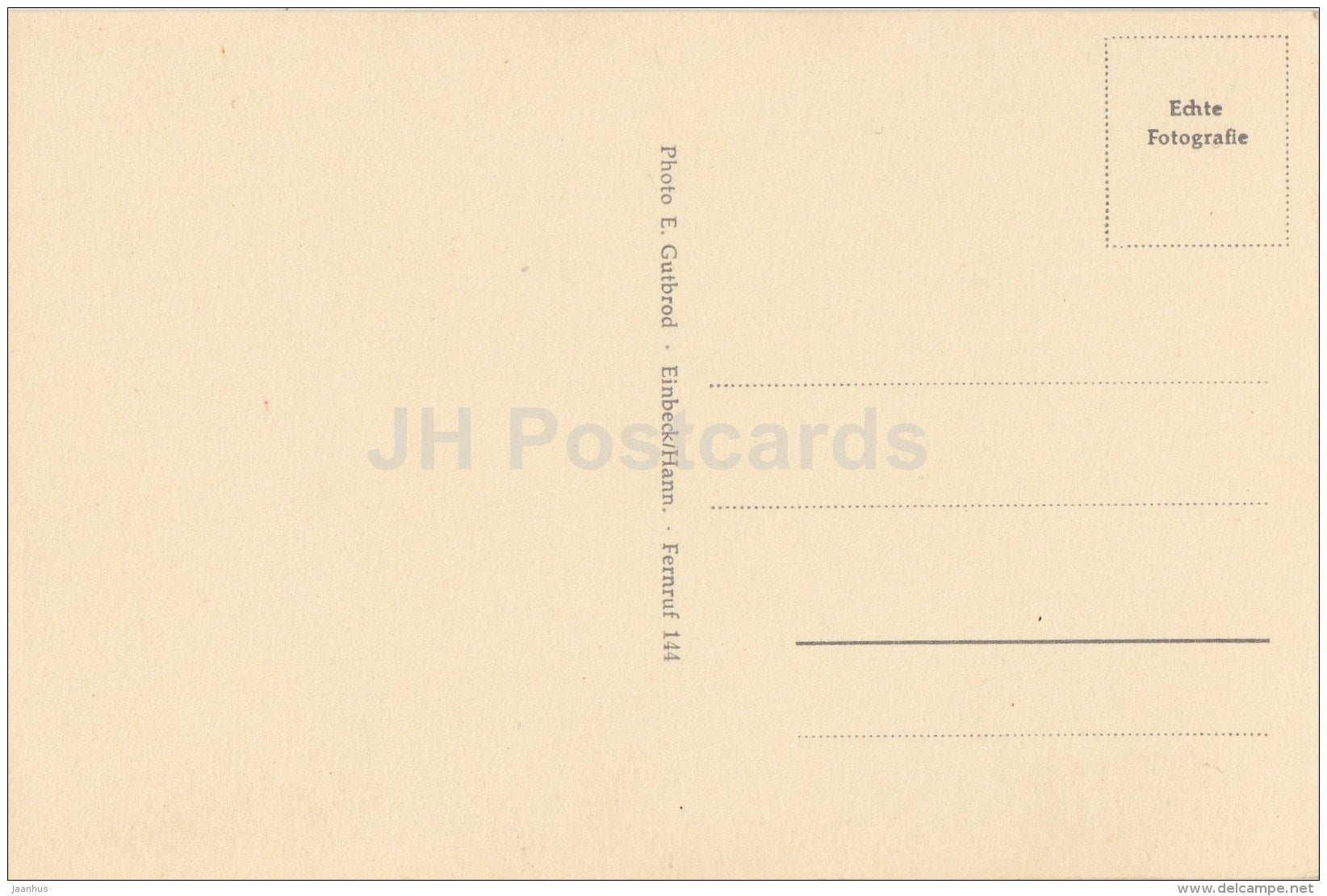 Einbeck in Hannover - Renaissancehaus in der Marktstrasse - Hannover - Germany - unused - JH Postcards