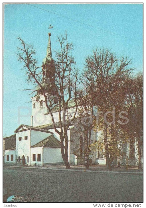 Dome Church - Toomkirik - Old Town - Tallinn - 1986 - Estonia USSR - unused - JH Postcards