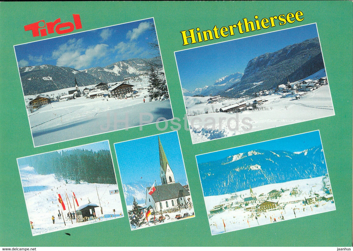 Hinterthiersee - Tirol - 6335 - multiview - 1997 - Austria - used - JH Postcards