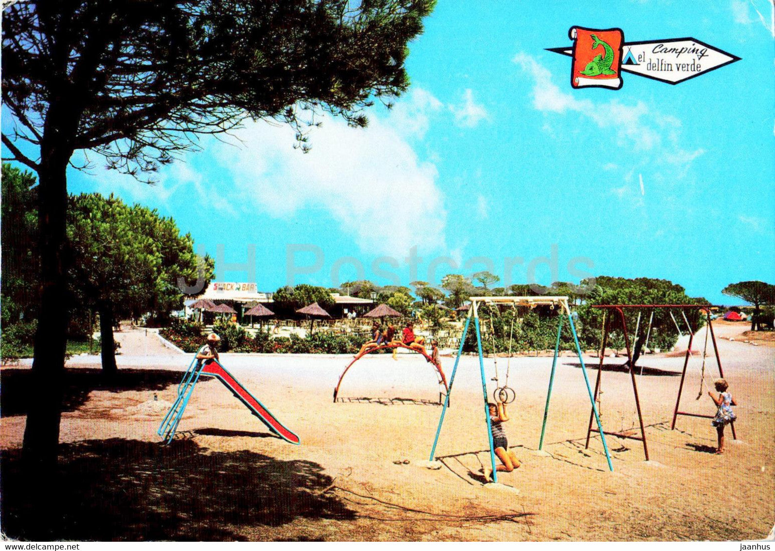 Camping El Delfin Verde - Costa Brava - Spain - used - JH Postcards