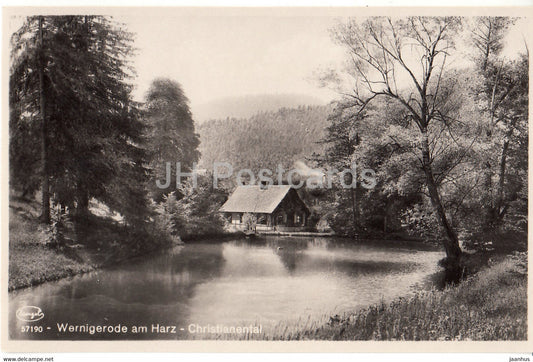 Wernigerode am Harz - Christianental - 57190 - old postcard - Germany - unused - JH Postcards