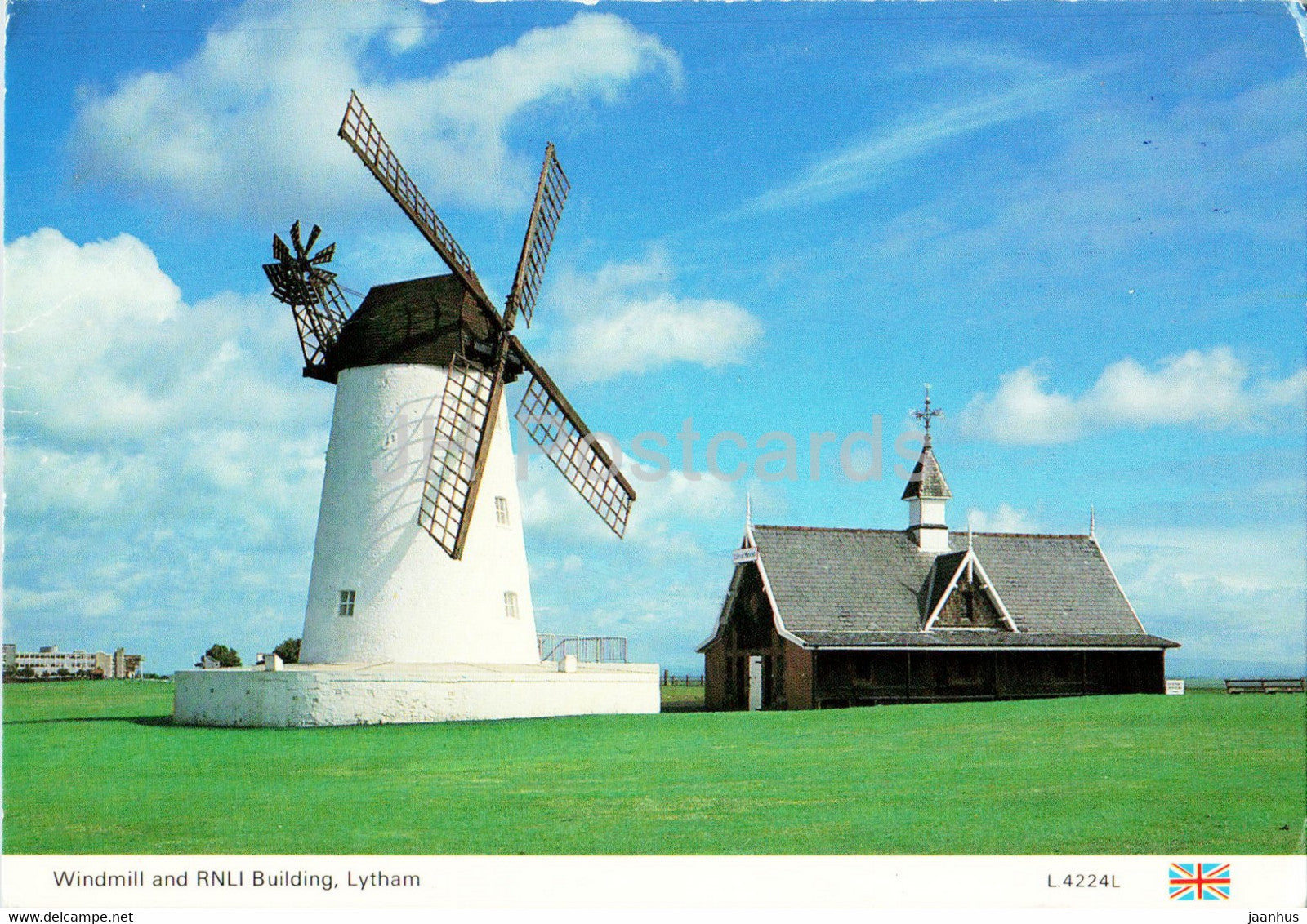 Windmill and  RNLI Building - Lytham - England - United Kingdom - unused - JH Postcards